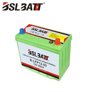 WATTSTUNDE® Lithium 12V 50Ah LiFePO4 Batterie LIX12-50-BS