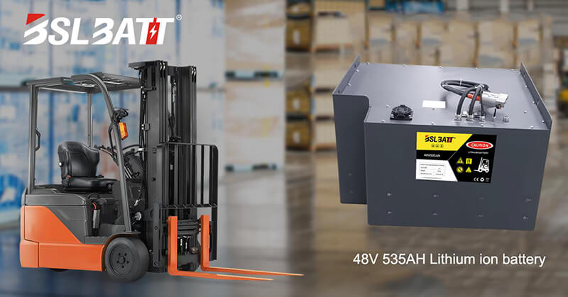 Lithium forklift battery