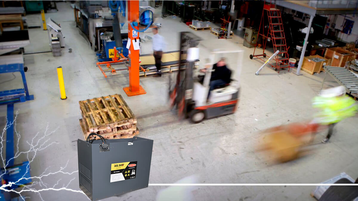 Lead-acid forklift batteries 