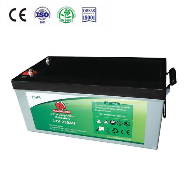 12V250Ah Deep Cycle Solar Battery