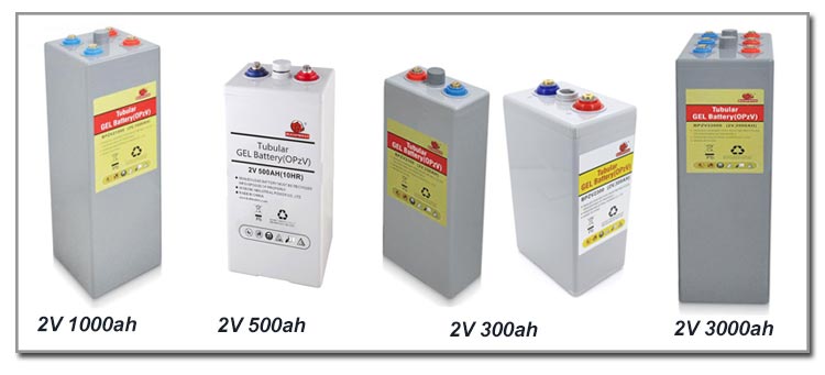 2v 500ah solar OPzV Gel battery
